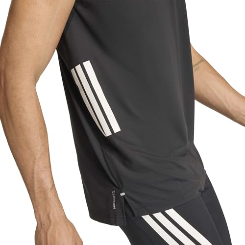 adidas Herren Adi365 Running Climacool Iconic Tank Shirt, Black, L – Ansicht 6