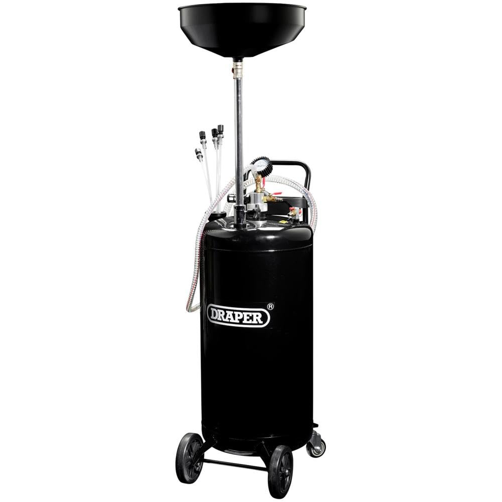 Draper 13247 Suction Oil Drainer, 90L, Blue