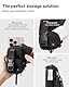 Spigen Snap Zip MagFit Magnetischer Kartenhalter MagSafe Wallet Pouch Kompatibel mit iPhone 16/15/14/13/12 Serie, AirPods Pro 1/2 und AirPods 3/2/1 - Schwarz