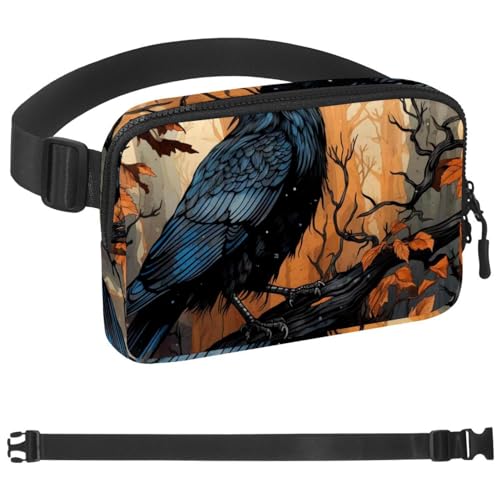 Sac banane crocodile étoilé sport avec sangle réglable et format compact pour le running urbain