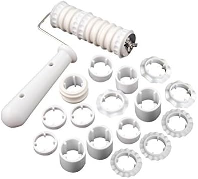 17 pcs Fondant Ribbon Cutter Embosser Roller for Cake, Decorating, sugarcraft, Fondant by CASCACAVELLE