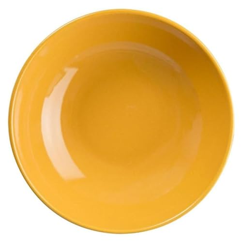 Secret de Gourmet - Lot de 6 Assiettes Creuses Colorama 20cm Jaune
