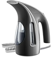 HiLIFE Steamer for Clothes, Portable Handheld Design, 240ml Big Capacity, 700W, Strong Penetrating Steam, Removes Wrinkle, for Home, Office(ONLY FOR 120V)-Black