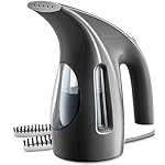 HiLIFE Steamer for Clothes, Portable Handheld Design, 240ml Big Capacity, 700W, Strong Penetrating Steam, Removes Wrinkle, for Home, Office(ONLY FOR 120V)-Black