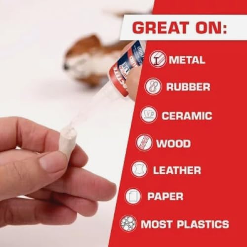 Image of Loctite Super Glue Liquid Longneck Bottle, 5g Bottle (Pack of 1) Instant Adhesive for Plastic, Wood & Metal, Clear Superglue with Extra Long Precision Nozzle, Quick‑Dry Formula