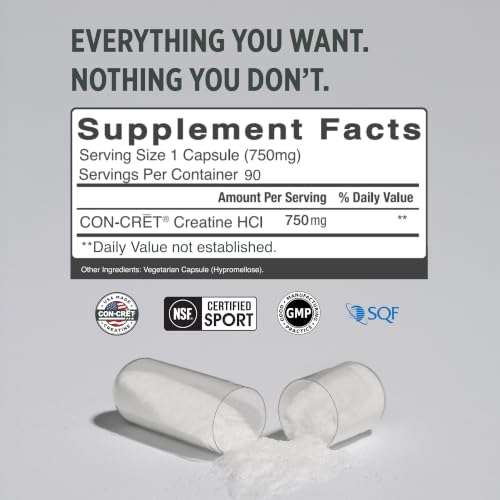 CON-CRET Creatine HCl Capsules