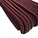 Produktbild Baumwollkordel 8mm  100% Baumwolle  Meterware ab 1m  in 36 Farben  Kordel zum Nähen für Turnbeutel, Taschen, Kleidung, Hoodies, Jogginghosen, Accessoires & DIY-Projekte (weinrot)