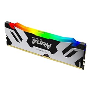 Kingston Fury Renegade Schwarz RGB 32GB 6400MT/s DDR5 CL32 DIMM Desktop Gaming Speicher (Kit mit 2 ) - KF564C32RSAK2-32
