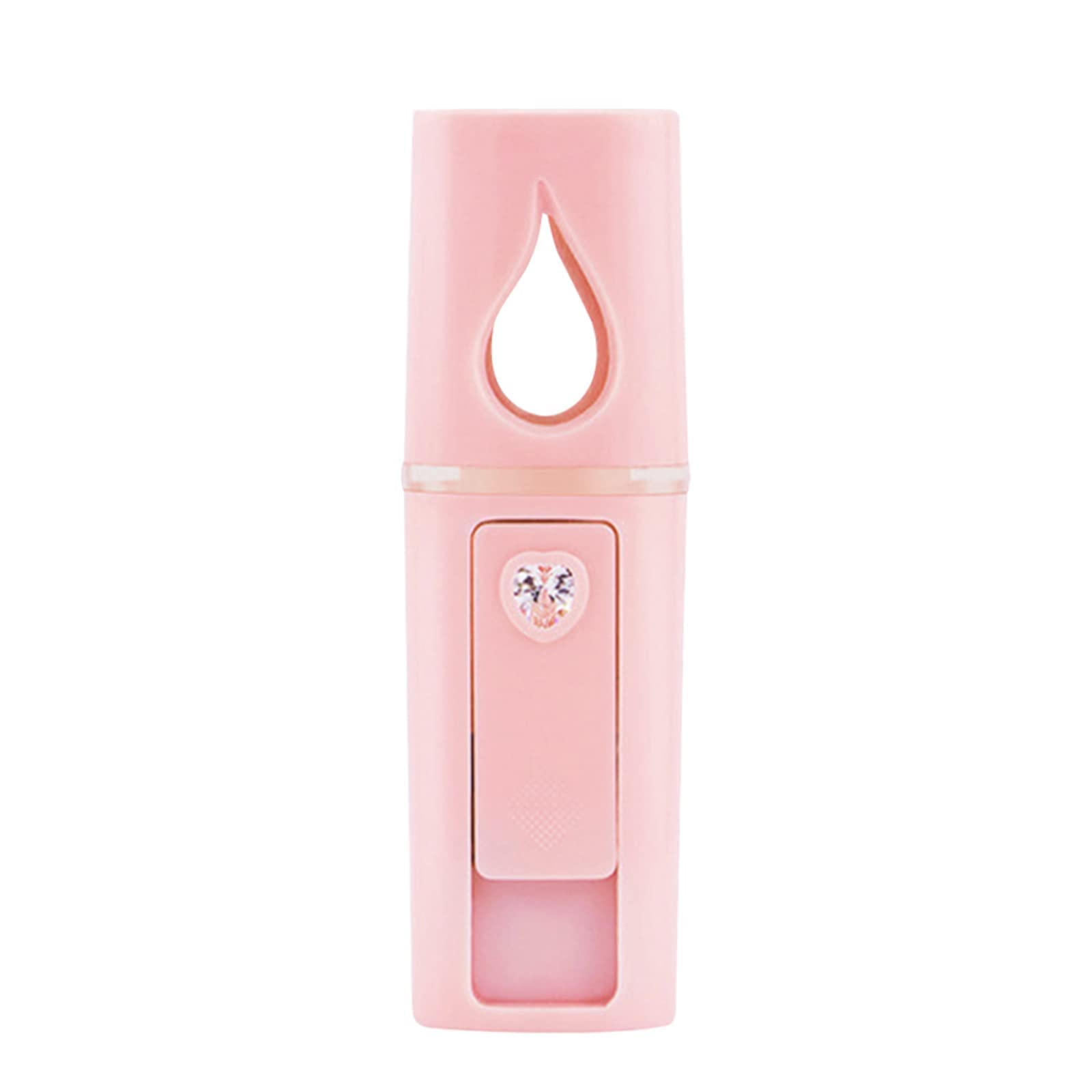 ICYNIAW Portable Facial Mister,Mini Facial Steamer,Mini Beauty Device,Nano negative ion cold spray for Skin Care & Facial Body Moisturized,USB Rechargeable - Summer gives you cool (Pink)