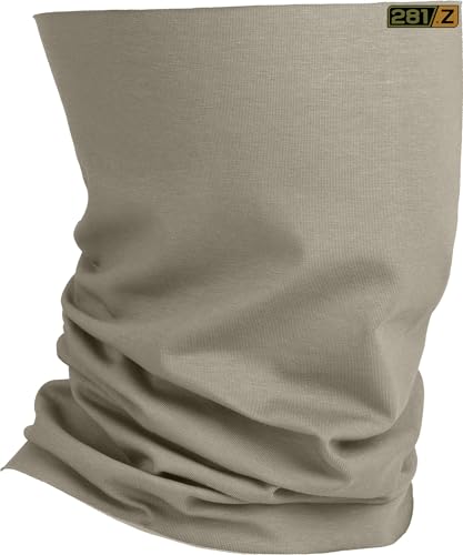 Image of 281Z Organic Cotton Breathable Summer Neck Gaiter for Men and Women - Face Scarf for Outdoor Activities
