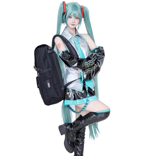 Image of Anime Backpack 25L, Neon EDM Techwear Travel Daypack - Collaboration Series for Hatsune Miku