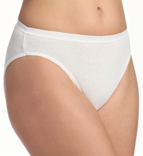 Fruit of the Loom Women's 3 Pack Cotton Hi-cut Panties2