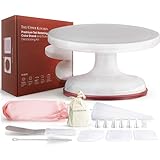 The Upper Kitchen Cake Spinner – Best Cake Spinner Turntable for Decorating, Tall Spinning Cake...