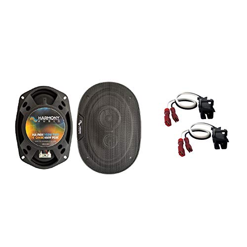 Compatible with Chevy Impala 2000-2016 Rear Deck Factory Replacement Harmony HA-R69 Speakers