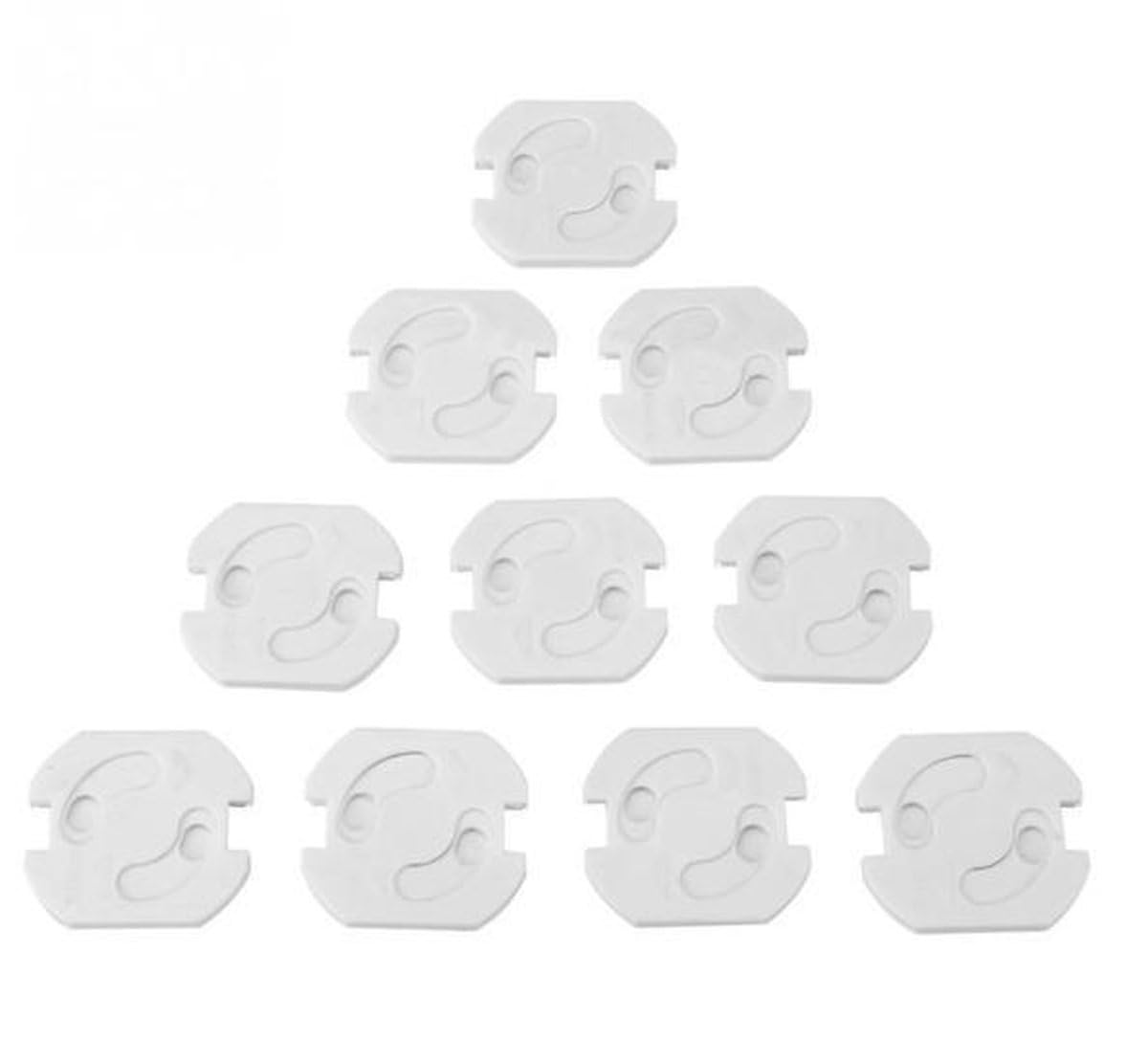 *** 50 Stück selbstklebender Steckdosenschutz für Baby, Kind & Haustier – von Heble® ***