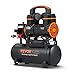 VEVOR Compresor de Aire Silencioso de 8L 900W 1,2CV Presión Máxima de 3,5 Mpa Motor sin Aceite 70 dB para Reparación de Automóviles Inflado de Neumáticos Pintura a Pistola