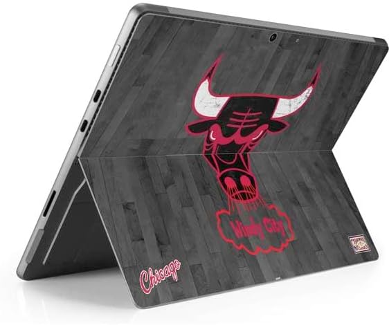 Skinit Decal Tablet Skin Compatible with Surface Pro 9 - Officially Licensed NBA Chicago Bulls Hardwood Classics Design