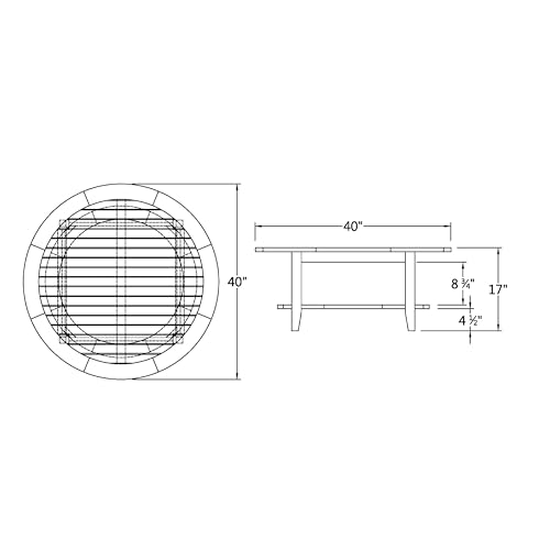Cambridge-Casual-Arie-Patio-Coffee-Table-40-Inch-Natural-Teak Cambridge Casual Arie Patio Coffee Table 40 Inch Natural Teak