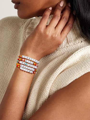 M MOOHAM Bracelets for Women Girls - Friendship Colorful Beaded Bracelets Sets for Women Sister Teen Girls Kids Colorful Bead Stretch Stackable Toddler Preppy Bracelet for Teenage Girl Jewelry Gifts2