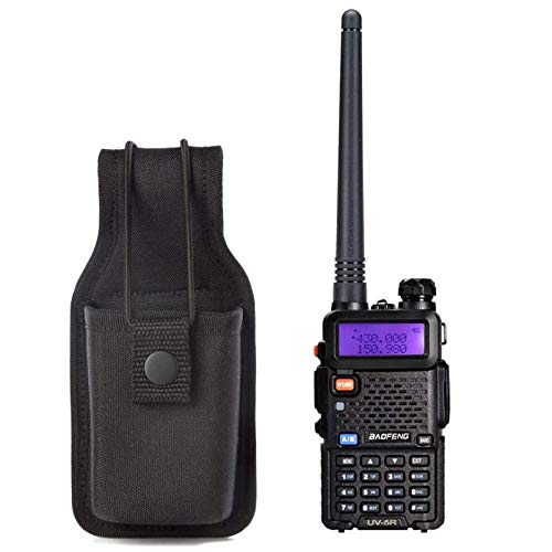 Image of LUITON Radio Holder Radio Holster Baofeng Case Two Way Radio Pouch for Walkie Talkies Nylon Holster for Motorola Kenwood Icom HYT Arcshell Baofeng UV5R UV82 888S F8HP Retevis(2 Pack)