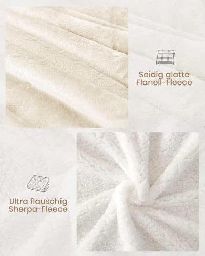 Good Nite Kuscheldecke 150x200cm Sherpa Fleecedecke Wohndecke – Ansicht 4