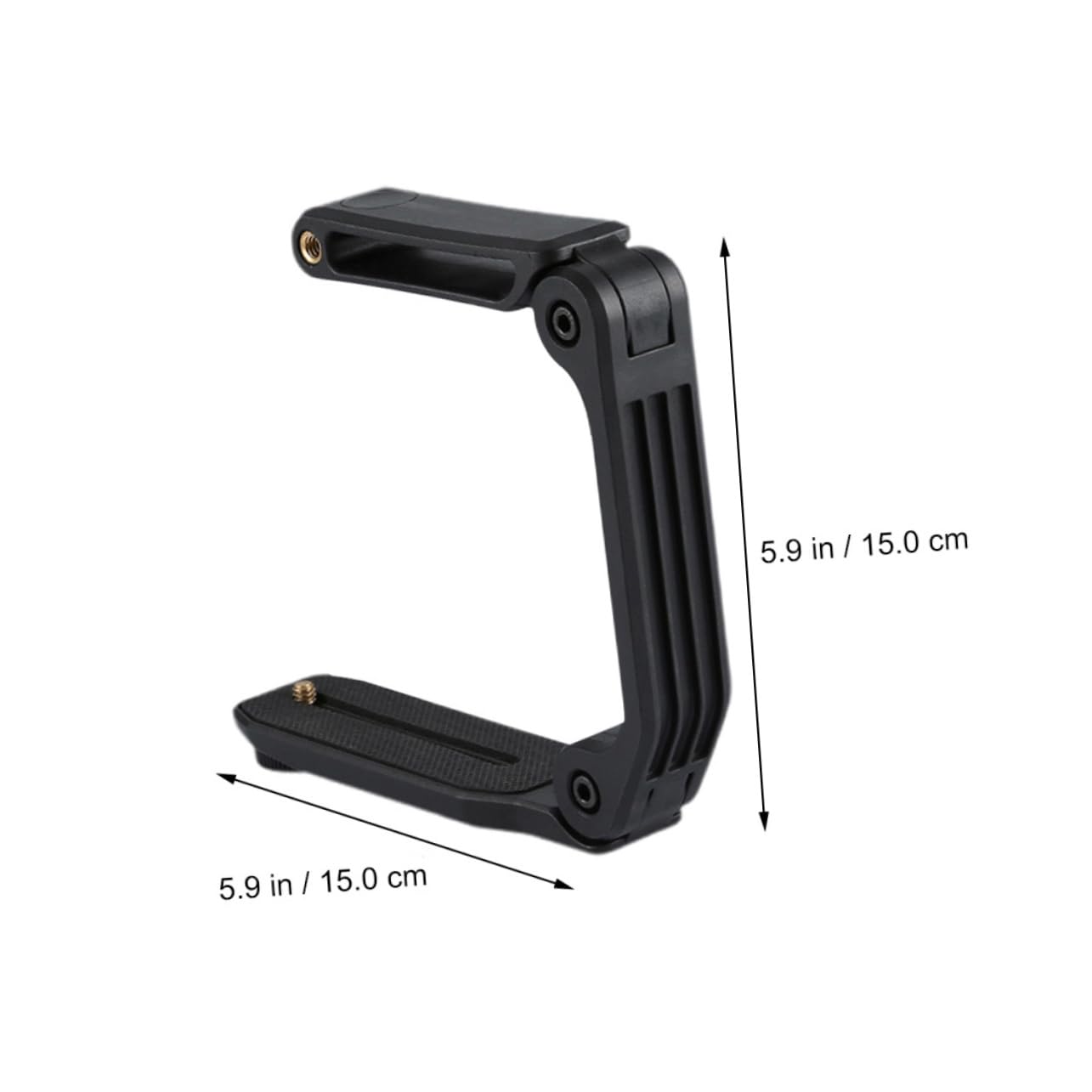 Veemoon Estabilizador y Fibra de Vidrio de Cámara y Videocámara Plegable para DSLR Soporte de Mano en Nailon Pa66 Tornillo 1/4 para Vídeo
