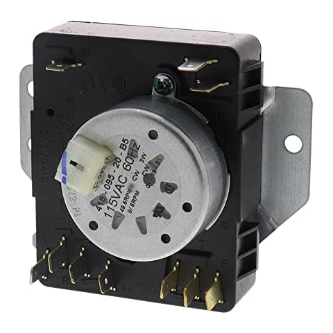 PRYSM W10185992 Dryer Timer Compatible with Whirlpool, Maytag, KitchenAid, Jenn-Air, Amana, Magic Chef, Admiral, Norge, Roper, Replacement for AP6016542, 4441883, PS11749833 Cover