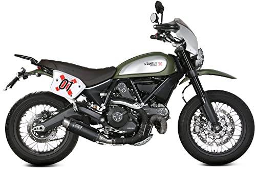 2 Anni di garanzia MIVV scarico gp-pro inox nero compatibile con ducati scrambler 800 2015 2016 2017 2018 2019 2020