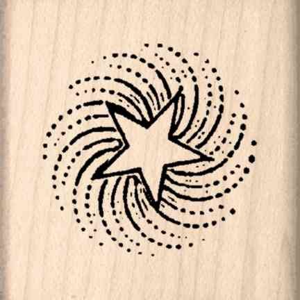 Stamps by Impression Starburst Rubber Stamp
