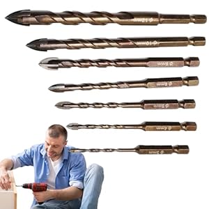 GjnjfdF Mauerwerk Bohrersatz 7-teilig