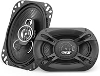 300 WATT POWER: Pyle car speakers deliver 150W RMS to 300W peak with 4 ohm impedance, providing high-quality sound. Play your favourite tracks loudly and clearly with style. 152mm x 102mm SPEAKERS: These speakers feature a 154mm x 104mm x 52mm poly i...