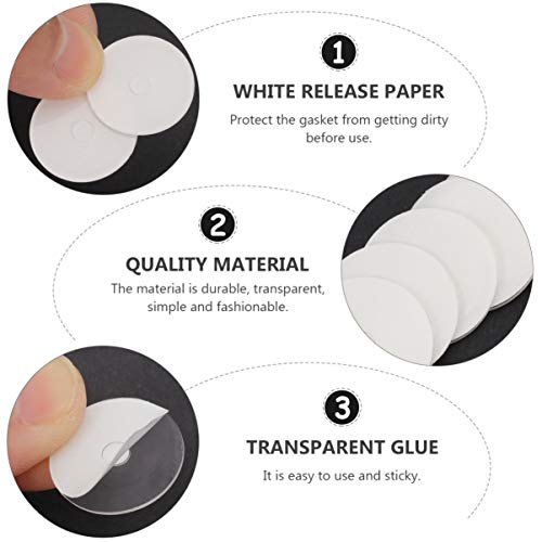 CLISPEED 20Pcs Valvola della Bici Glueless Patch