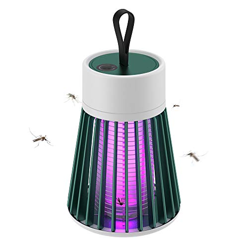 Electric Indoor lamp Portable USB LED Lights Indoor for Home Bedroom Outdoor Camping (Green)