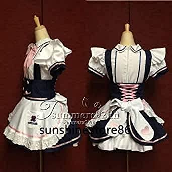 Amazon.co.jp: 七色格调 コスプレ衣装 めいどりーみん メイド服 (女性