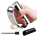 Presse ail inox 304,Ecrase ail Manuel,Facile à Nettoyer,Concasseur à ail avec Outil Éplucheur en silicone,Brosse à nettoyer,Pour Restaurant Maison Cuisine Indispensable(argent)