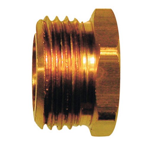 Jmf Hose Adapter 3/4 " Mht X 1/2 " Fht Yellow Brass Bagged