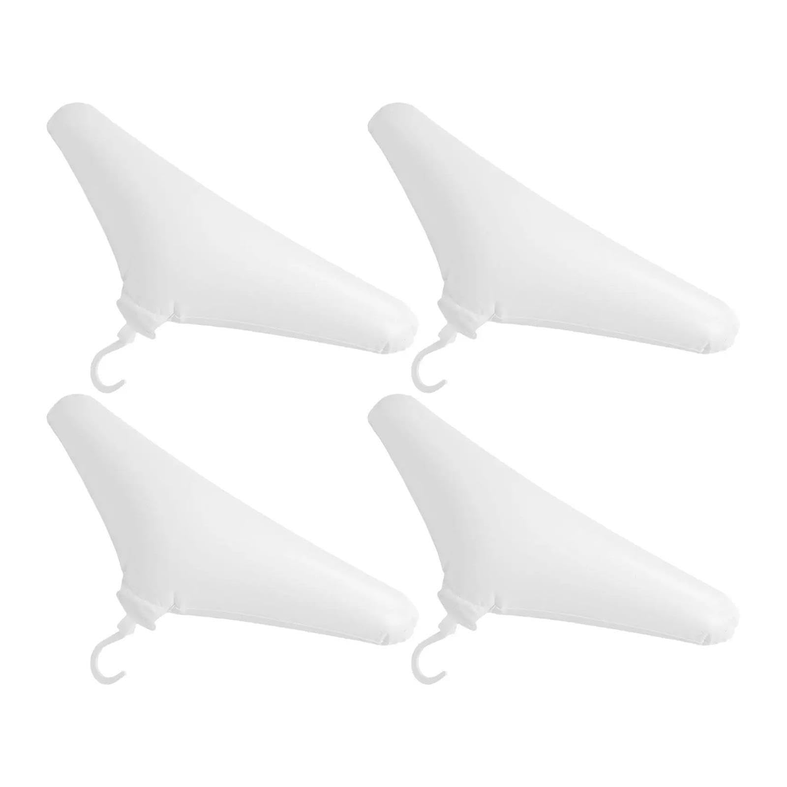 4 Stück tragbare, Faltbare, aufblasbare Kleiderbügel for Reisen, faltbar, rutschfest, aus Kunststoff, platzsparend, for Aufblasen