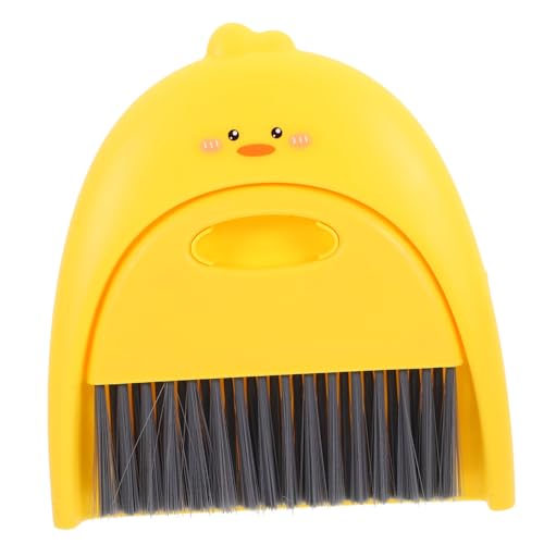 Toyvian ミニほうきちりり 小型卓上ブラシ 車内隙間クリーナー ペット用掃除用具 素材耐久 コンパクト収納可能 家用デスクトップ清掃用