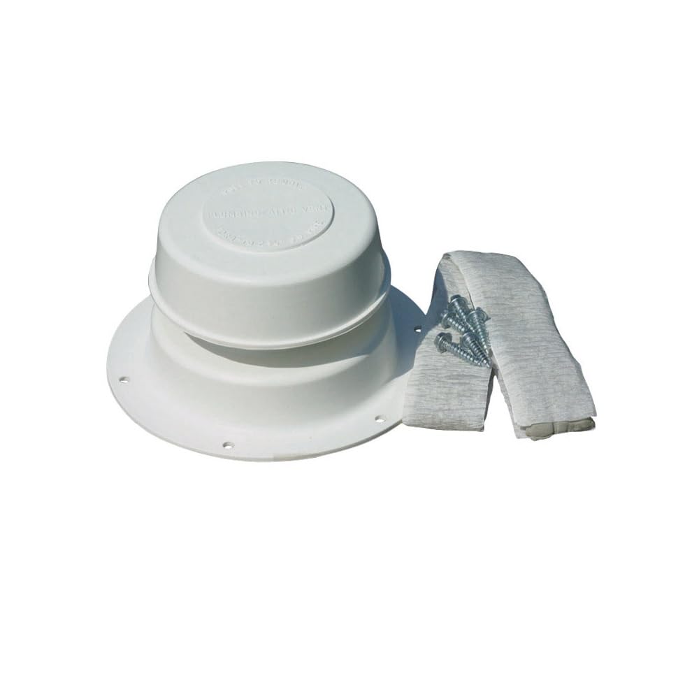 Camco 40033 Replace All Plumbing Vent Kit (Polar White)