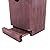 AllPetSolutions Wooden Bird House Nesting Box Small Wild Bird Wooden Garden Nest Box Bird House for Small Birds such as Sparrows & Blue Tits 11.5 x 12.5 x 23.5 cm (Pack of 2 Boxes), Brown