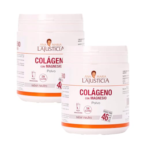 Ana María Lajusticia : Pack Colágeno + Magnesio 2x350gr - Sabor neutro