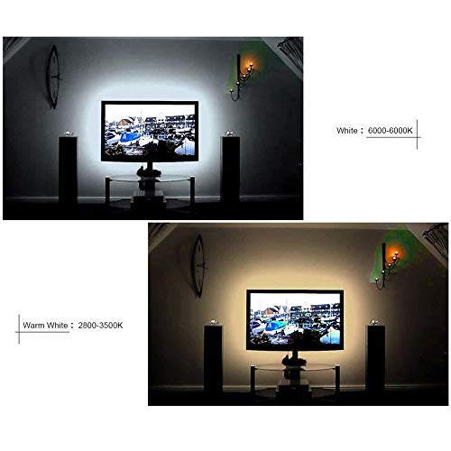 Tira LED USB 0.5M Blanco Cálido Luz Decorativa Interior miniatura 4