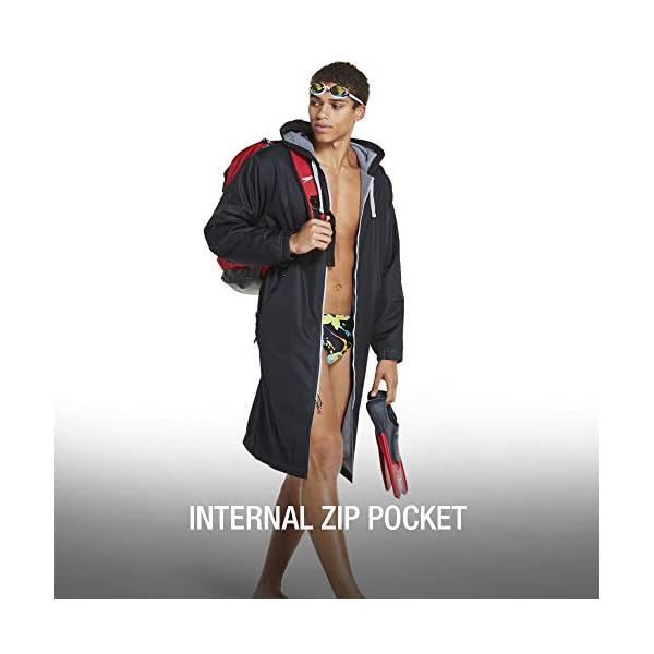 Speedo Unisex Color Block Parka Jacket Badeanzug – Bild 6