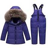 CYHTJJ Kids Toddler Snowsuit Boy Baby Winter Coat Girl Snow Jackets and Pants