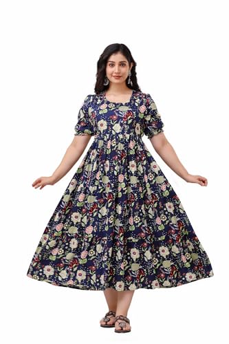 Image of New Elite Rayon Anarkali Maternity Feeding Kurti with Both Side Zipper