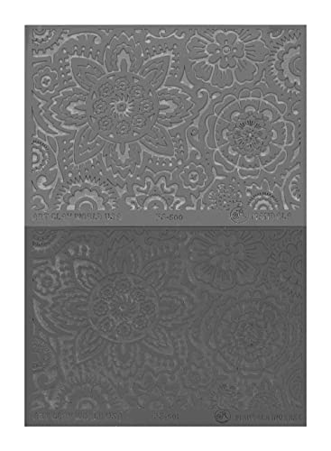 FlexiStamps Texture Sheet Set Jill MacKay's Mandala (Including Mandala and Mandala Inverse)- 2 pc.