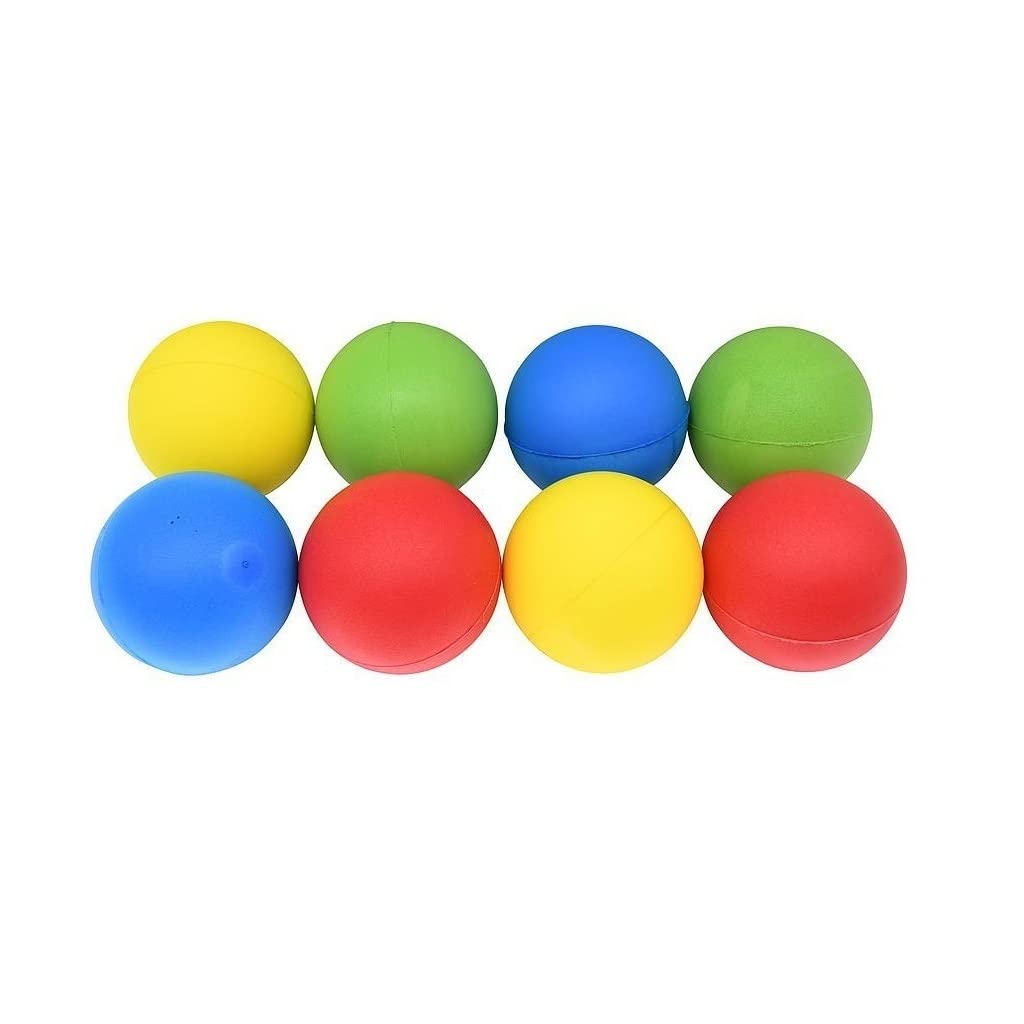 Pre-Sport Uncoated Foam Ball 8-Piece Set, 8 cm Size