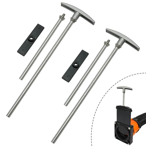 Image of 2 Pack RV Waste Valve Handle Replacement Universal Fit RV Waste Valve Tube Extension Kit RV Dump Valve Handle Replacement Set