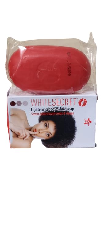WhiteSecret Savon Éclaircissant, 190g, Avec Actifs Naturels, Pour un Nettoyage en Profondeur, Formule à l'Arbutine et Glycérine