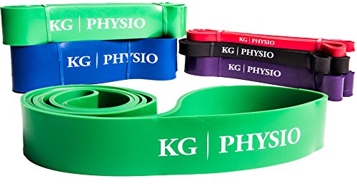 KG Physio Widerstandsbänder, für Krankengymnastik und Fitnesstraining geeignet, erhältlich in verschiedenen Stärken, grün